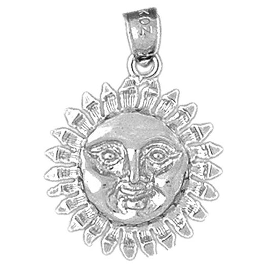 Sterling Silver Sun Pendant