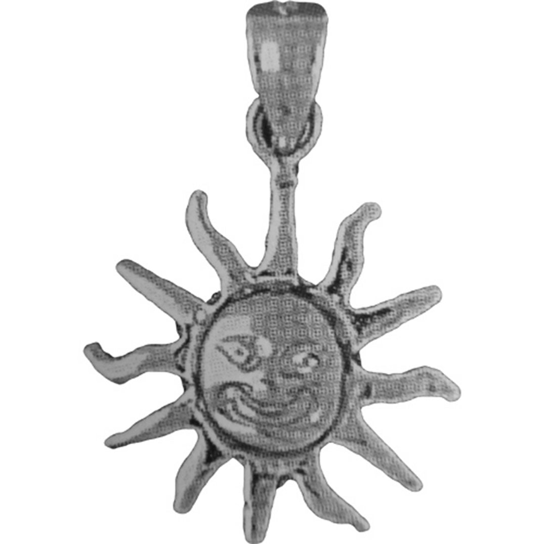 Sterling Silver Sun Pendant