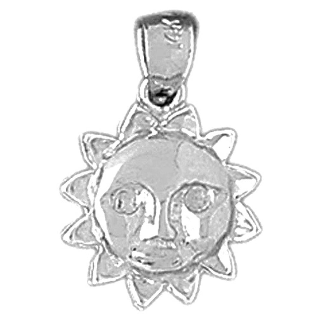 Sterling Silver Sun Pendant