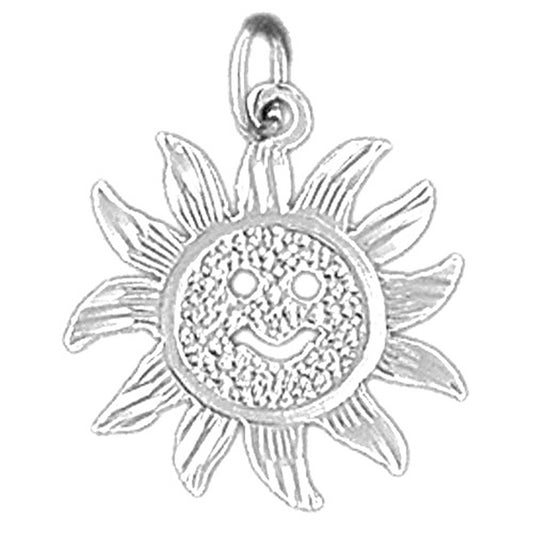 Sterling Silver Sun Pendant