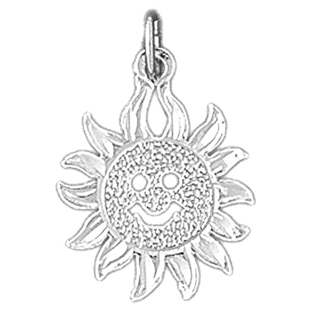 Sterling Silver Sun Pendant