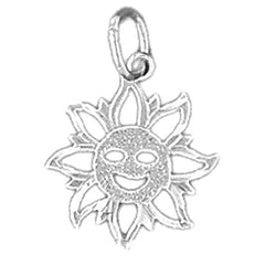 Sterling Silver Sun Pendant