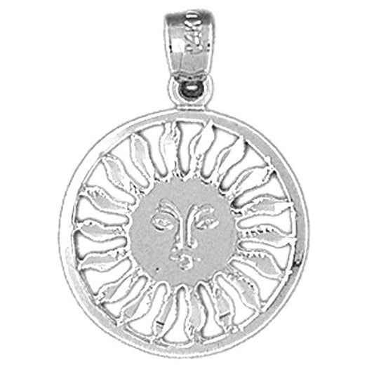 Sterling Silver Sun Pendant