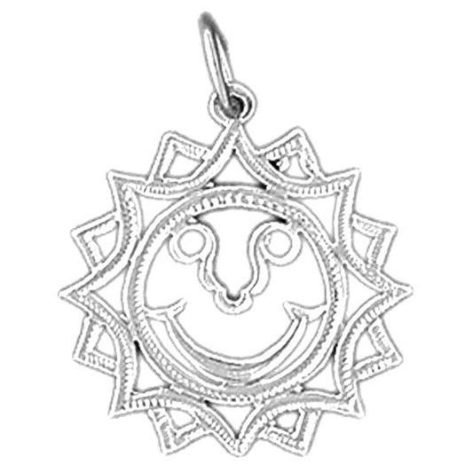 Sterling Silver Sun Pendant