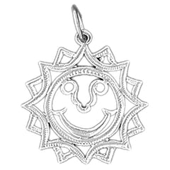 Sterling Silver Sun Pendant