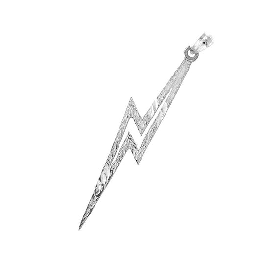 Sterling Silver Lightning Bolt Pendant