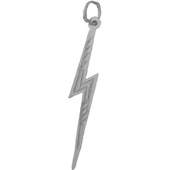 Sterling Silver Lightning Bolt Pendant