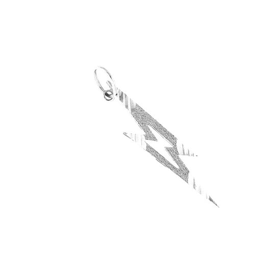 Sterling Silver Lightning Bolt Pendant