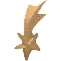 Yellow Gold-plated Silver Shooting Star Pendant