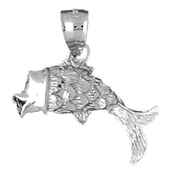 Sterling Silver Goldfish Pendant
