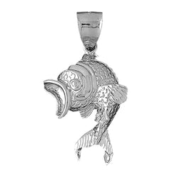 Sterling Silver Goldfish Pendant