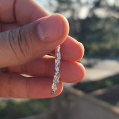 Nugget-Anhänger aus Sterlingsilber (rhodiniert oder gelbgoldbeschichtet)