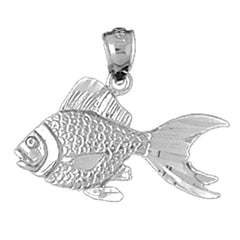 Sterling Silver Goldfish Pendant
