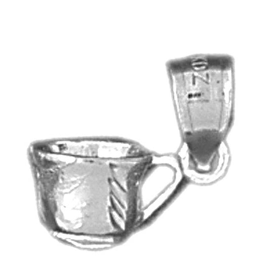 Sterling Silver 3D Sippy Cup Pendants