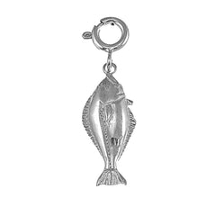 Sterling Silver Halibut Pendant