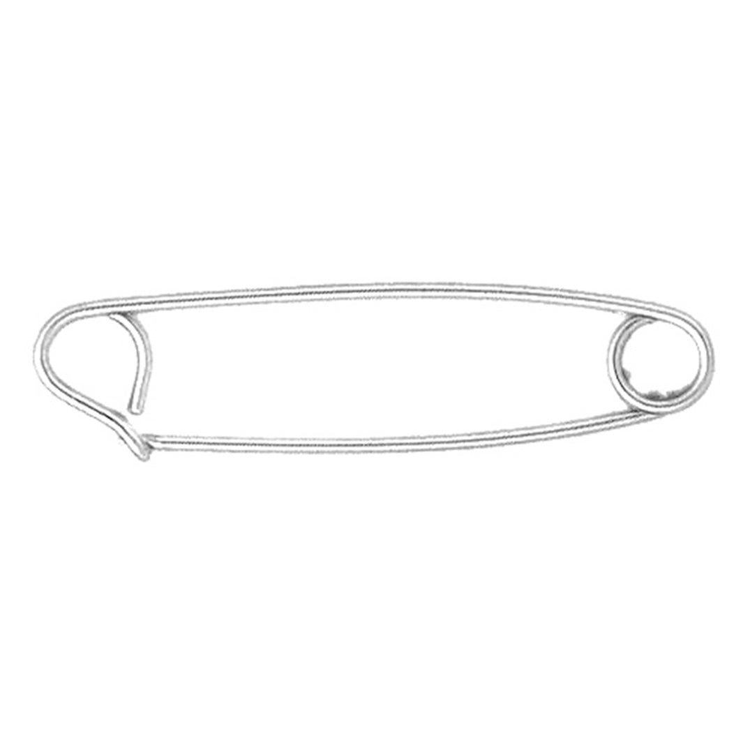 Sterling Silver Safety Pin Pendants