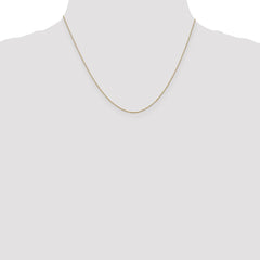 14K Yellow Gold 0.5mm Box Chain