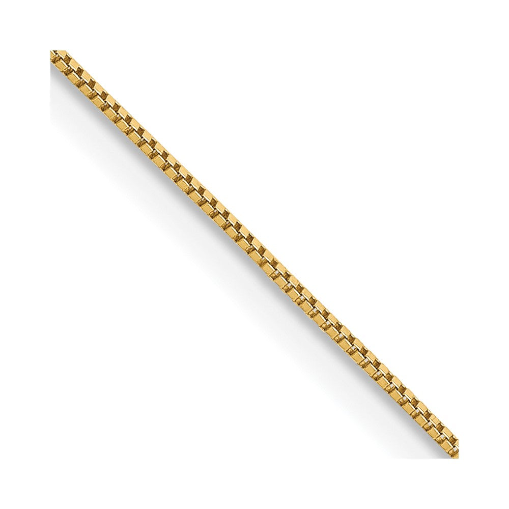 14K Yellow Gold 0.5mm Box Chain