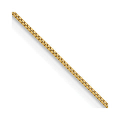 14K Yellow Gold 0.5mm Box Chain