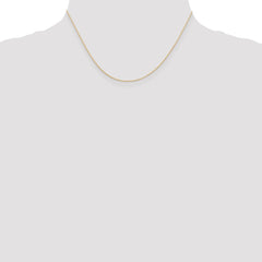 14K Yellow Gold 0.5mm Cable Rope Chain
