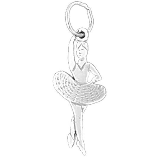 Sterling Silver Ballerina Pendant
