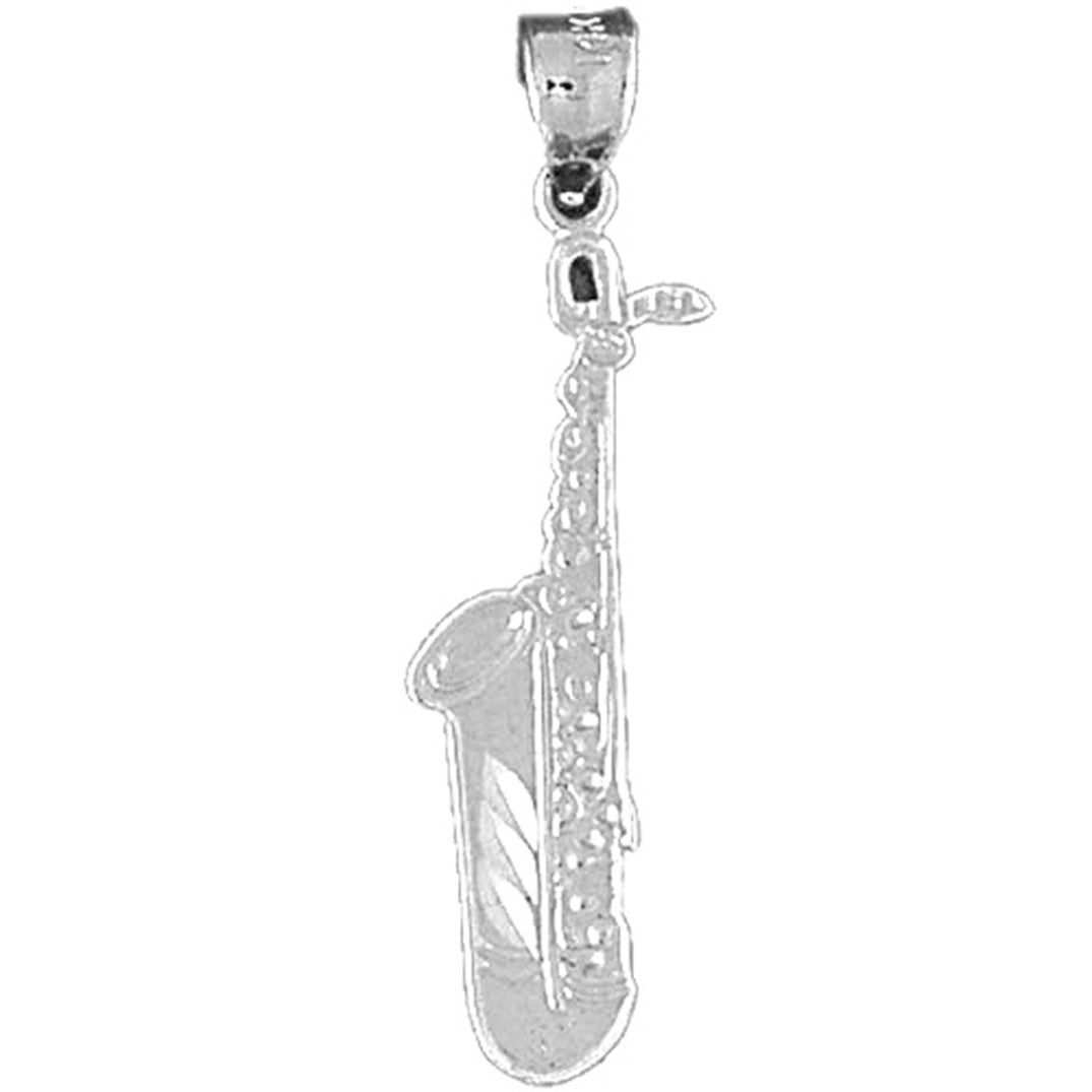 Sterling Silver Trumpet Pendant