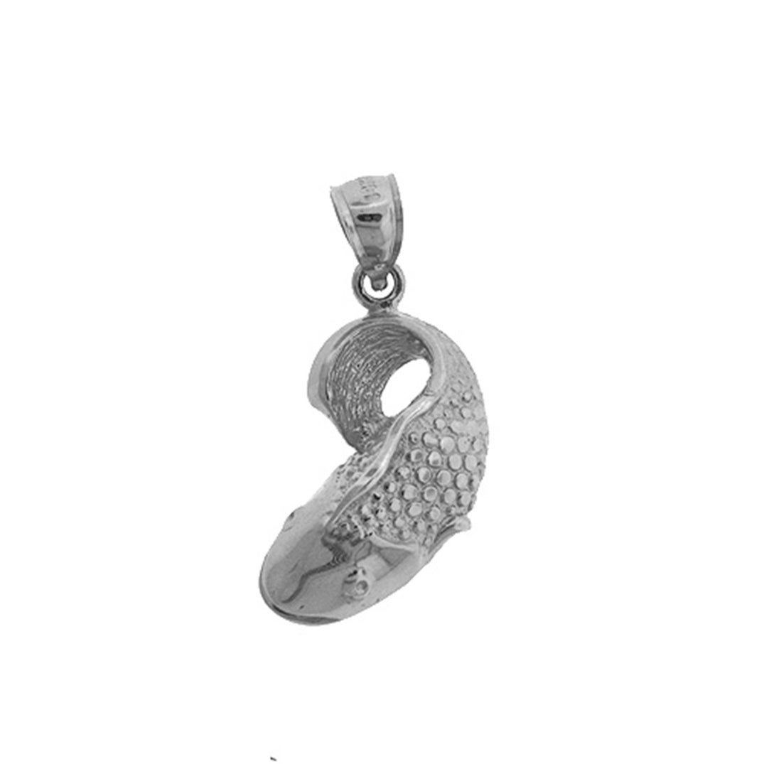 Sterling Silver Bass Pendant