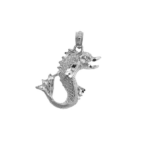 Sterling Silver Bass Pendant