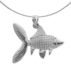 Colgante de bajo de plata de ley (bañado en rodio o oro amarillo)