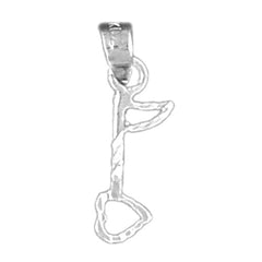 Sterling Silver Quarter Note Pendant