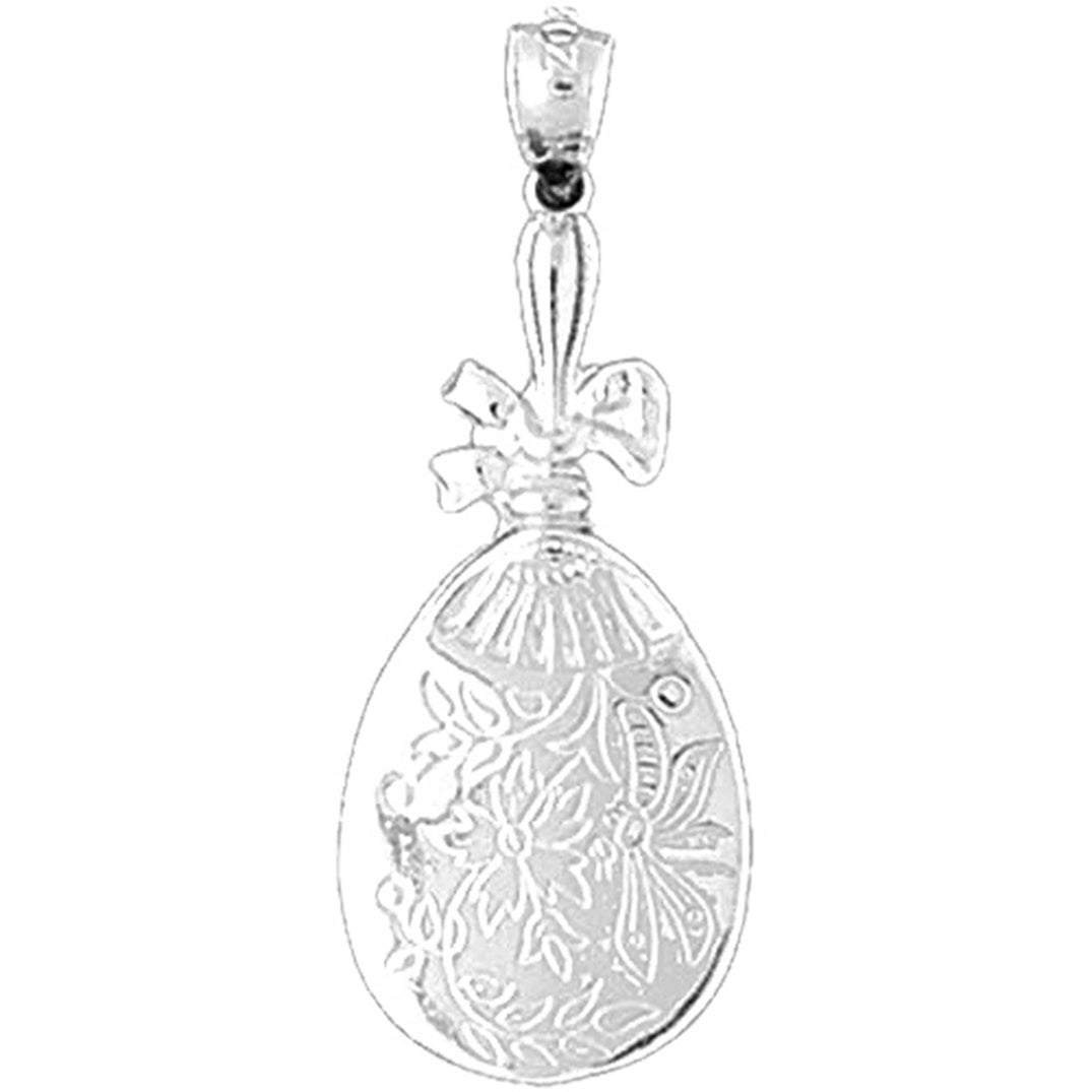 Sterling Silver Vanity Mirror Pendant