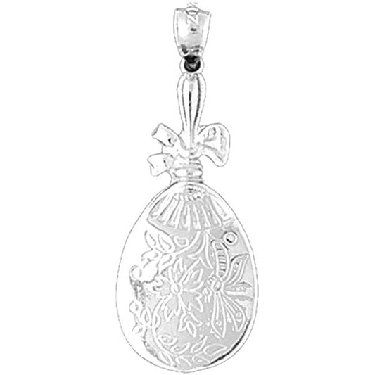 Sterling Silver Vanity Mirror Pendant