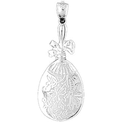 Sterling Silver Vanity Mirror Pendant