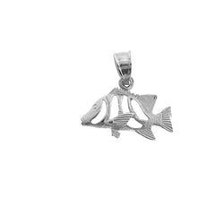Sterling Silver Tropical Angelfish Pendant