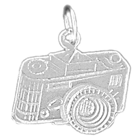 Sterling Silver Camera Pendant