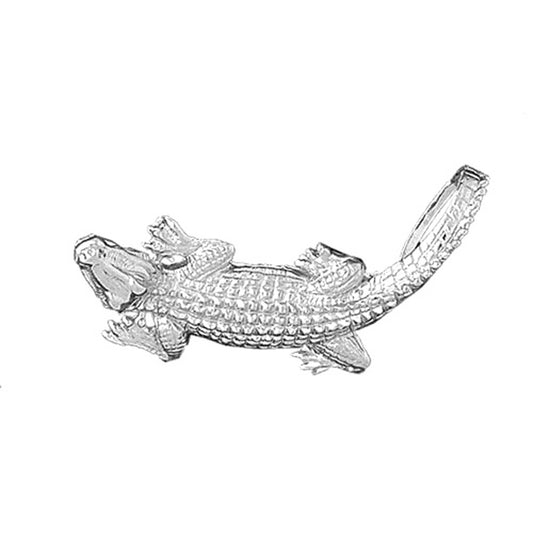 Sterling Silver Aligator Pendant