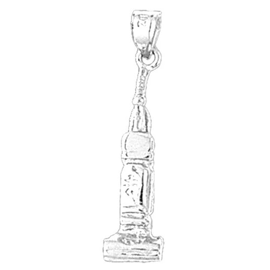 Sterling Silver Vacuum Pendant