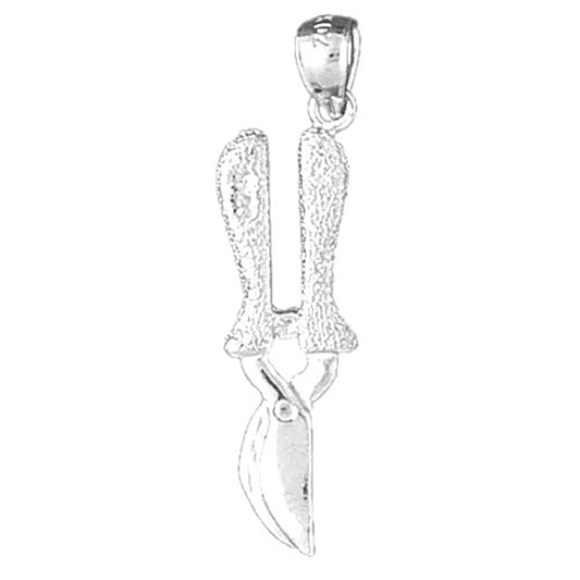 Sterling Silver 3D Snipping Tool Pendant