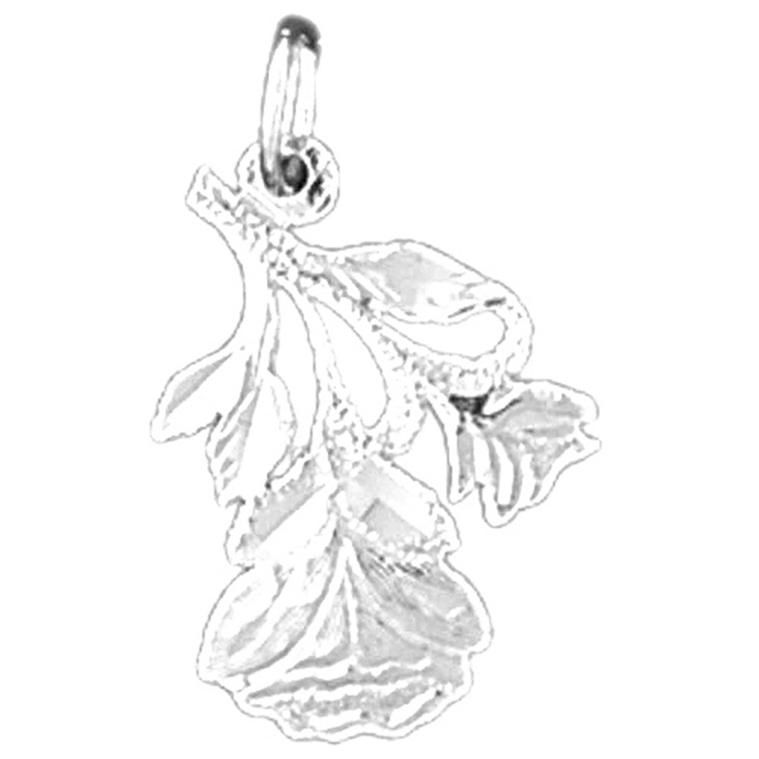 Sterling Silver Flower Pendant