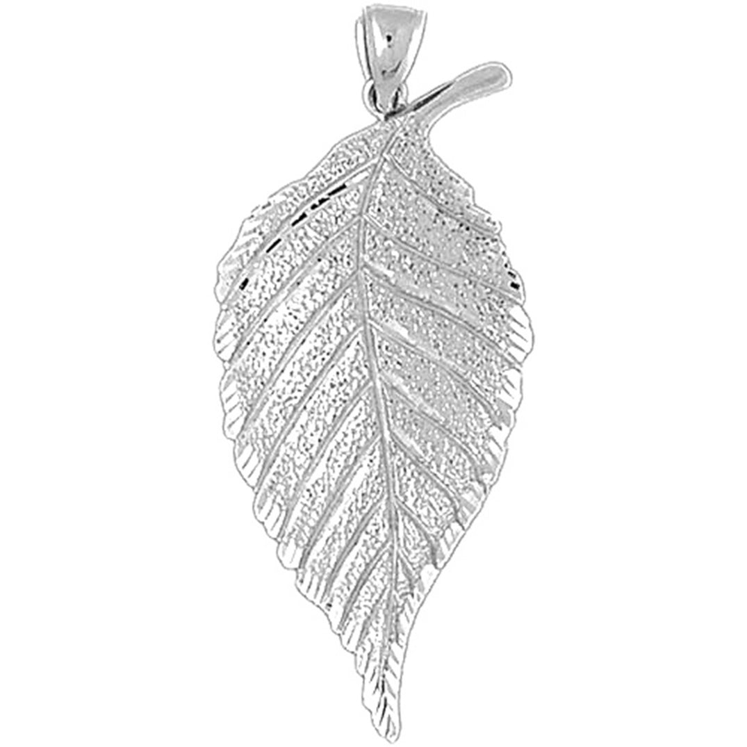 Sterling Silver Leaf Pendant