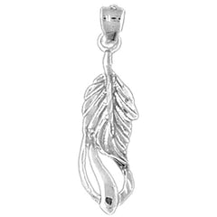 Sterling Silver Leaf Pendant