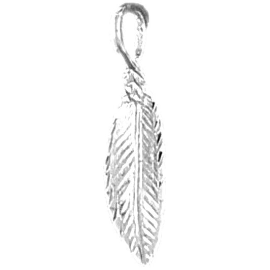 Sterling Silver Leaf Pendant