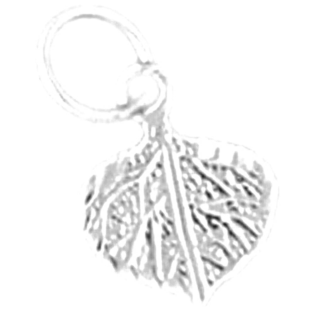 Sterling Silver Leaf Pendant
