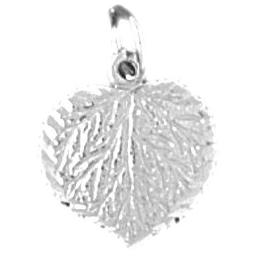 Sterling Silver Leaf Pendant