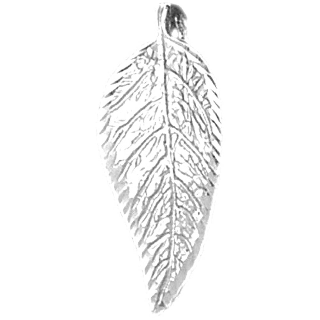 Sterling Silver Leaf Pendant