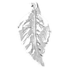 Sterling Silver Leaf Pendant