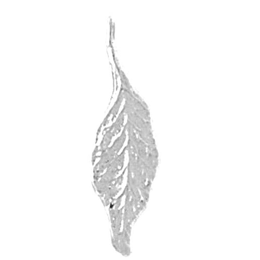 Sterling Silver Leaf Pendant