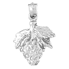 Sterling Silver Strawberry Pendant