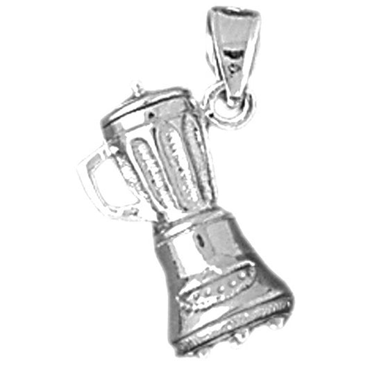 Sterling Silver 3D Blender Pendant