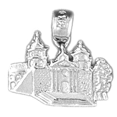 Sterling Silver Mansion Pendant